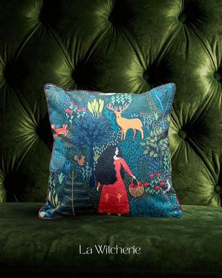 Coussin décoratif en velours